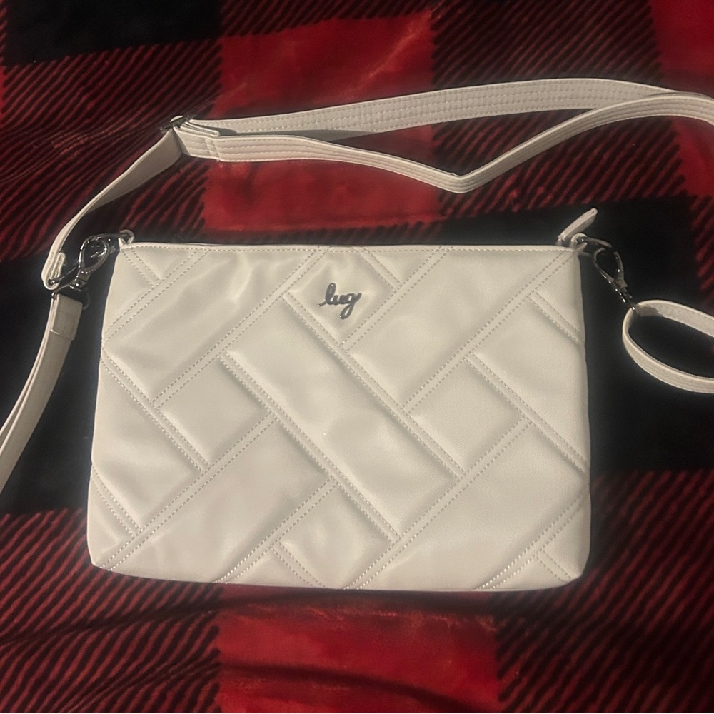 EUC Lug Waltz Satin Luxe VL Crossbody Bag